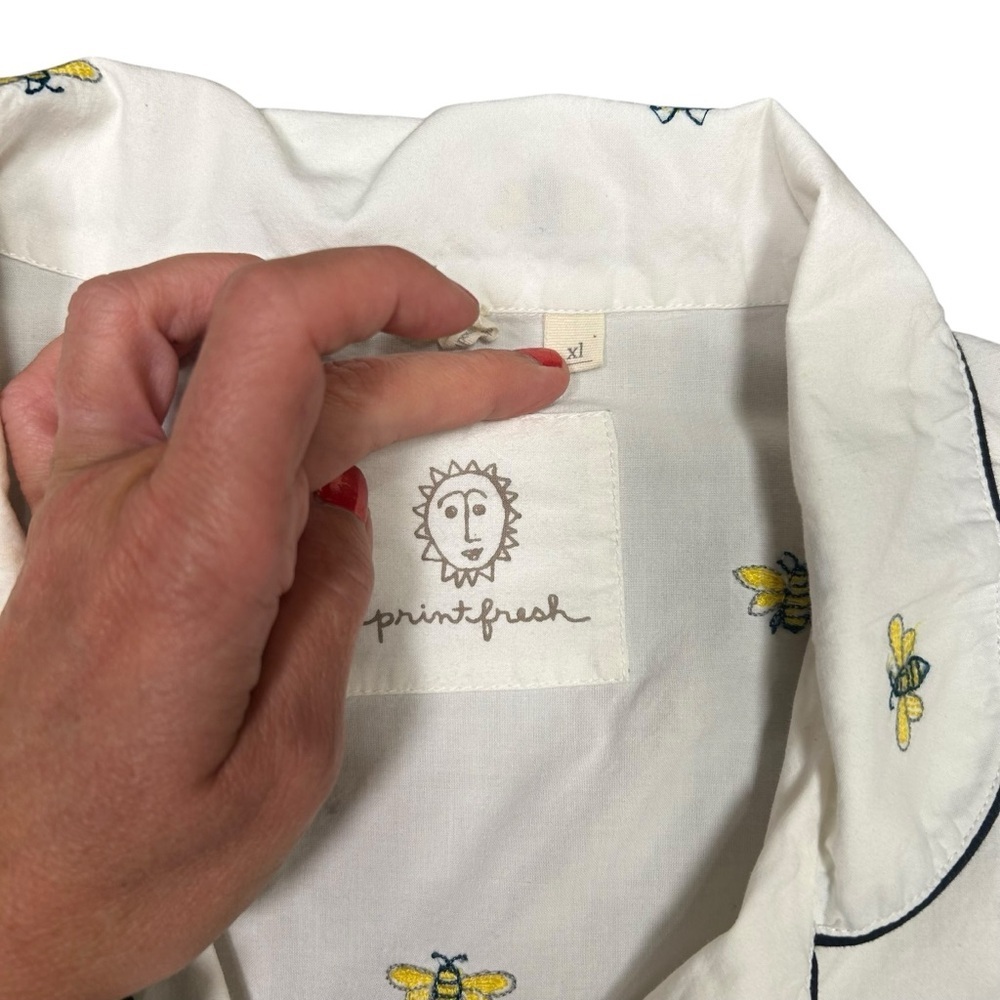 Printfresh Beekeeper Cloud Short Sleeve Pajama To… - image 3